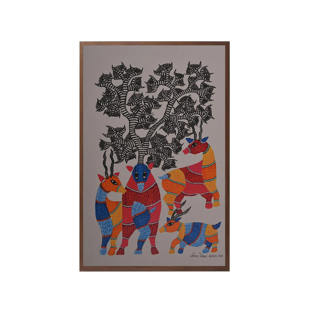 Gond - Deer Family