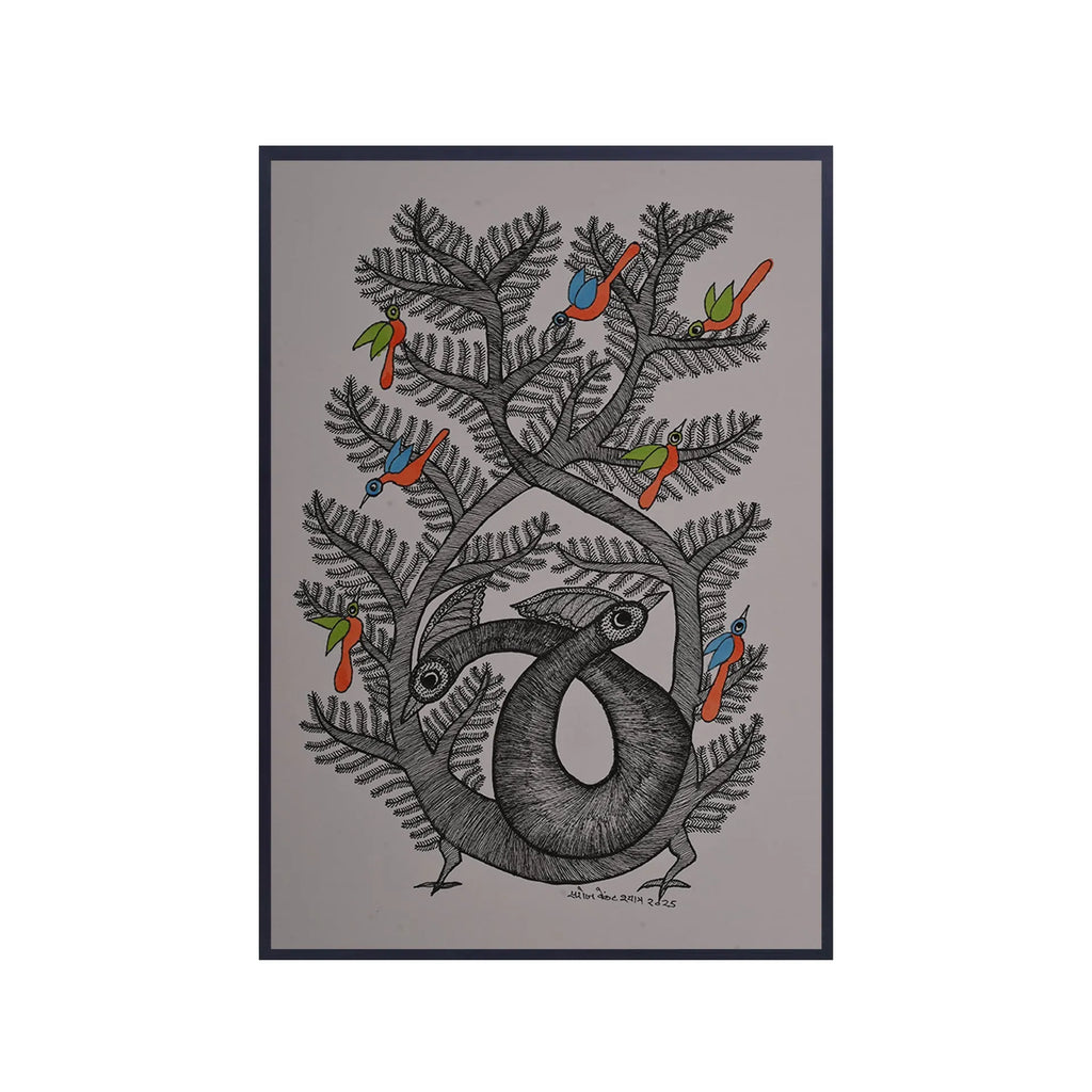 Gond - Peacocks