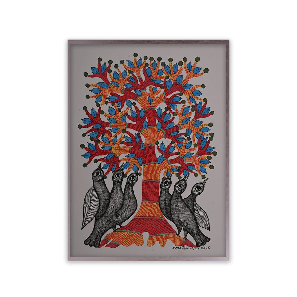 Gond - Jungle Pakshi & The Fruit Tree
