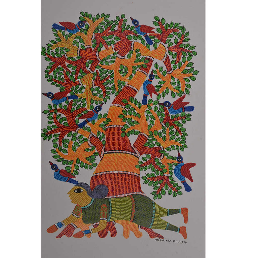Gond - Goolar Tree- story of the lasy under goolar