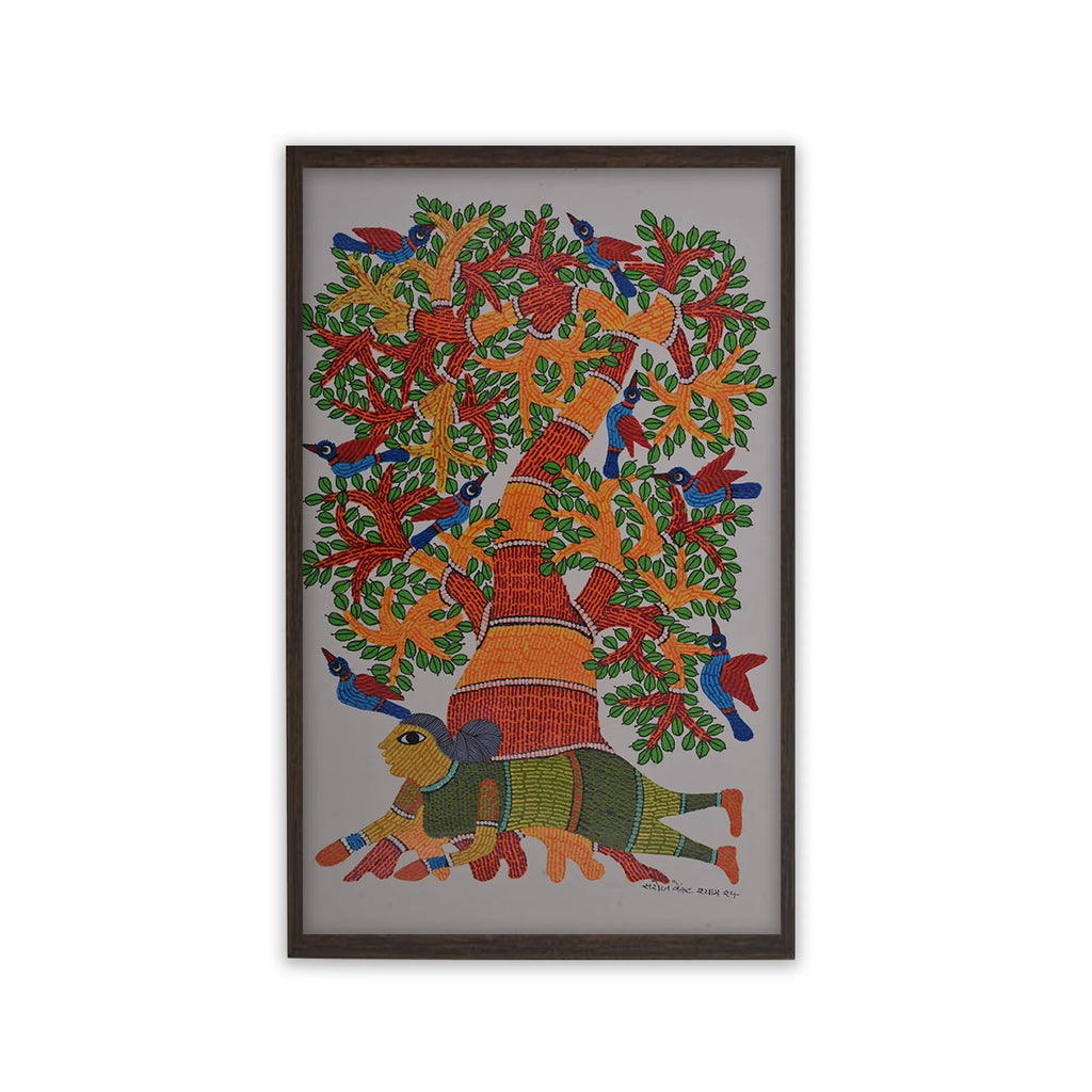 Gond - Goolar Tree- story of the lasy under goolar