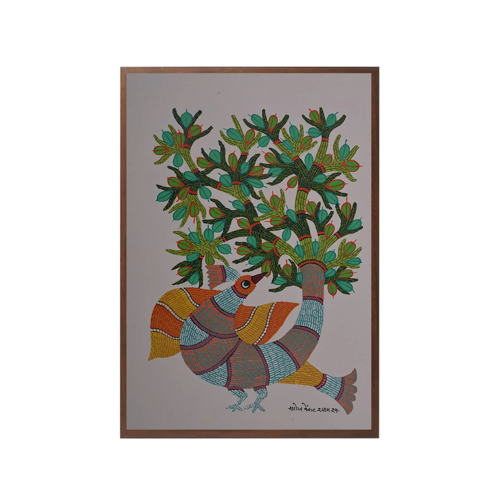 Gond - Van-Pakshi Under the Fruit Tree