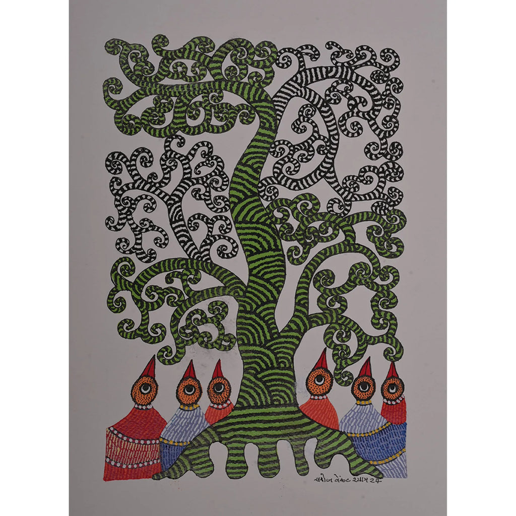 Gond - Friends Under the Tree