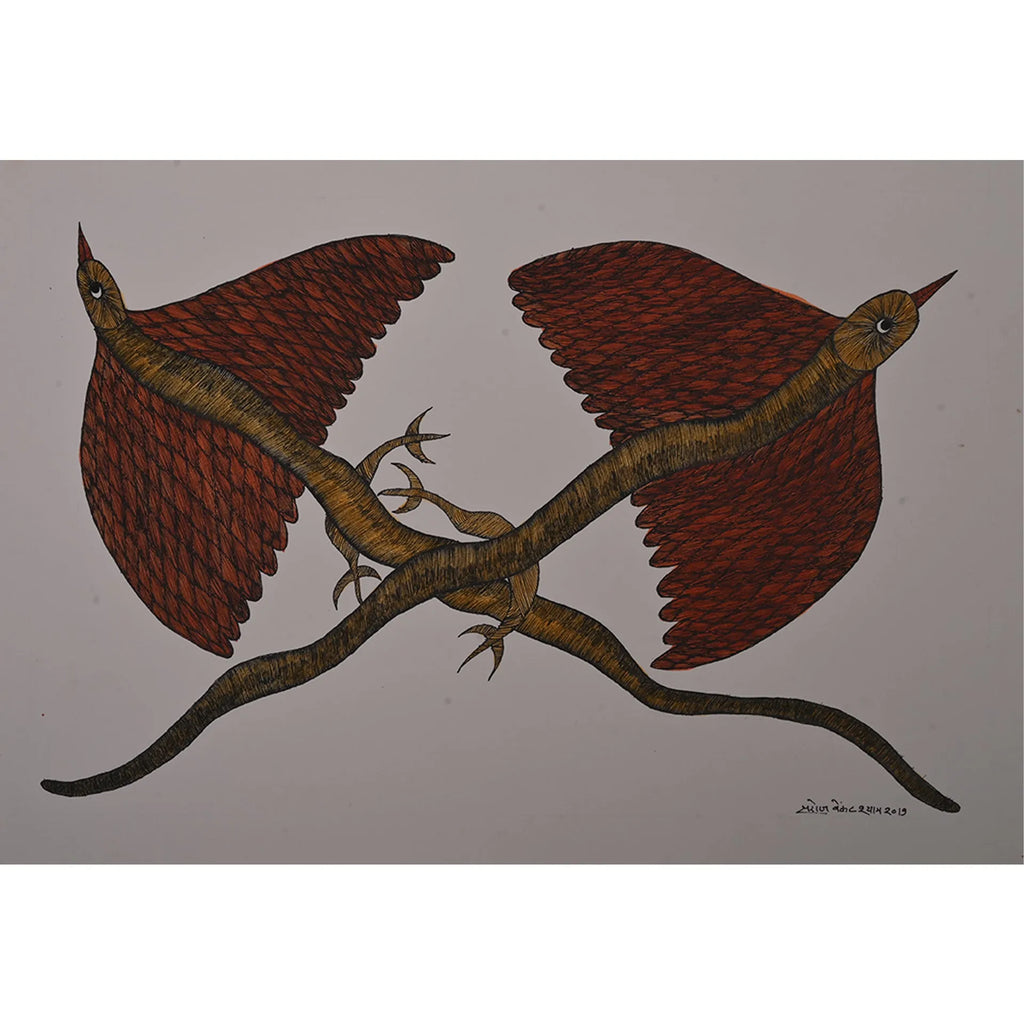 Gond - Sanfhadki-  The Snake with Wings