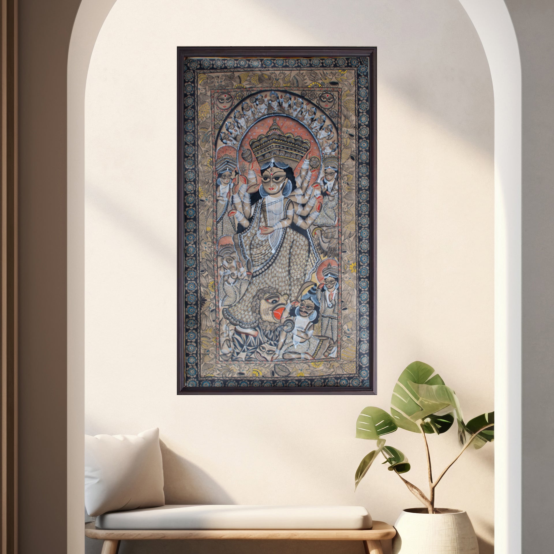 Bengal Pattachitra - Durga Story