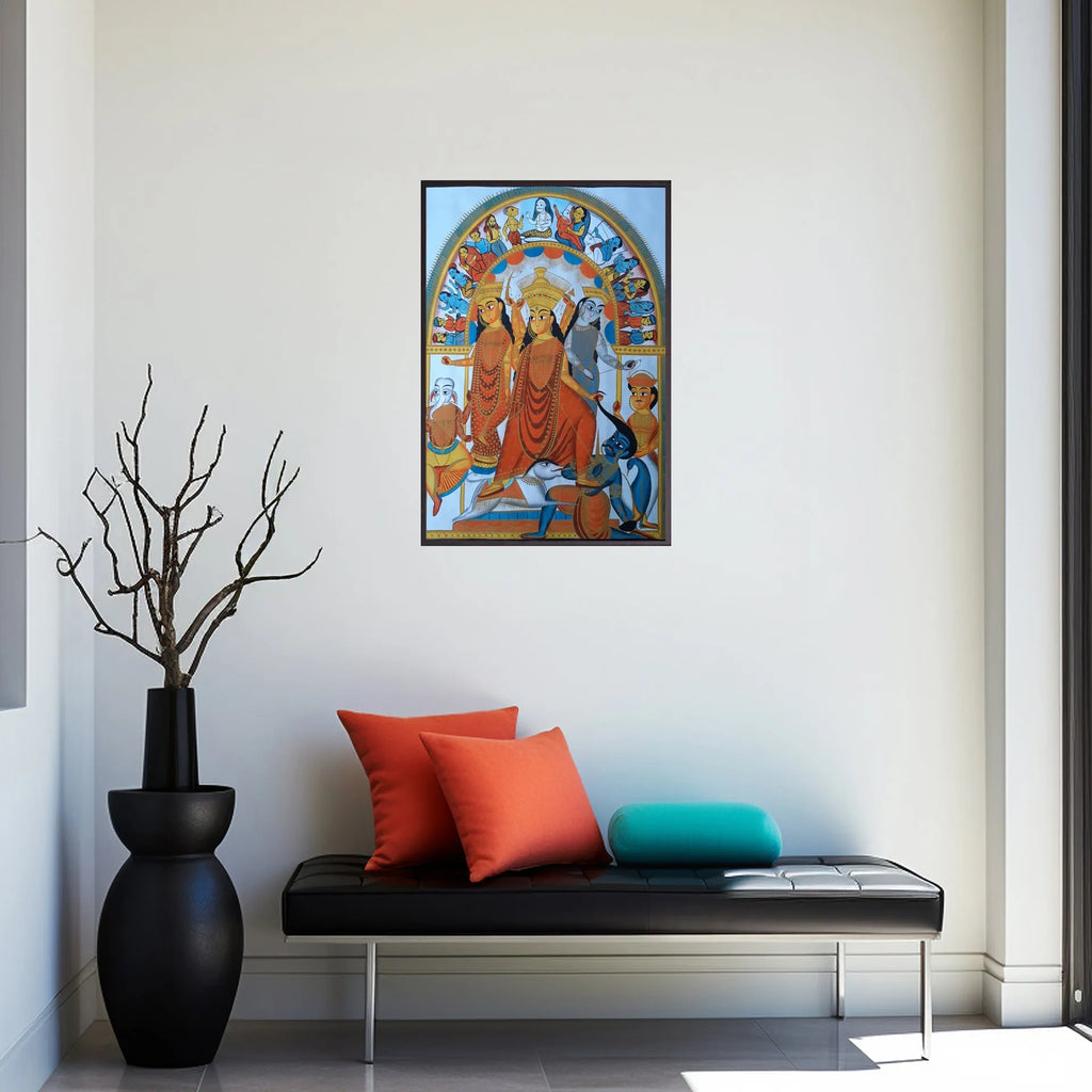 Kalighat - Kalighat Durga chalchitra