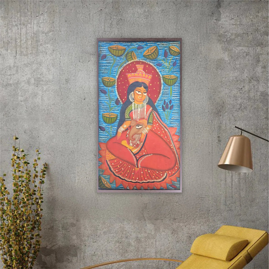 Kalighat - Durga and Ganesha