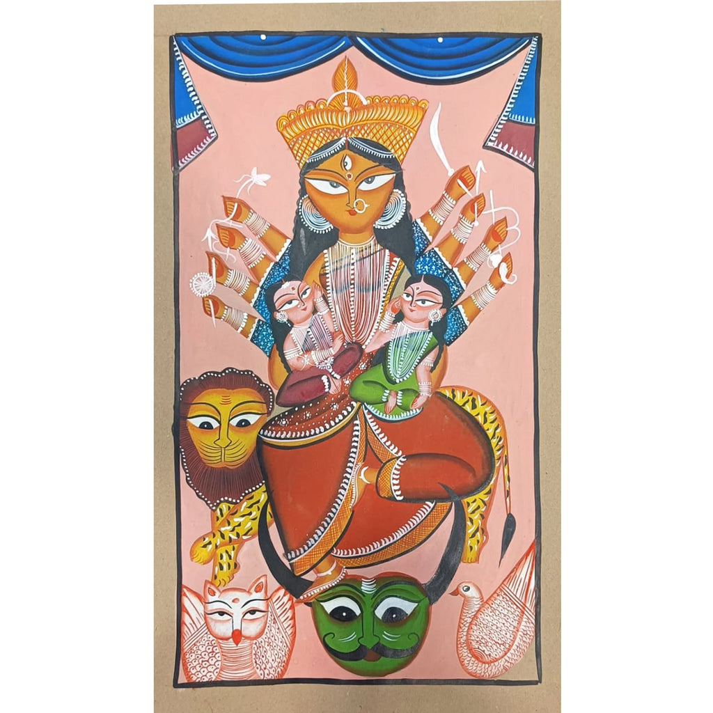 Kalighat - Laxmi, Durga, Saraswati