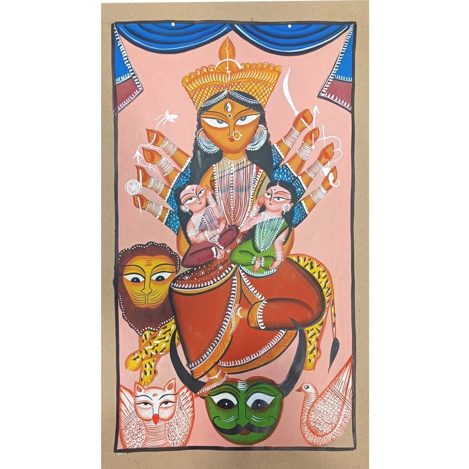 Kalighat - Laxmi, Durga, Saraswati