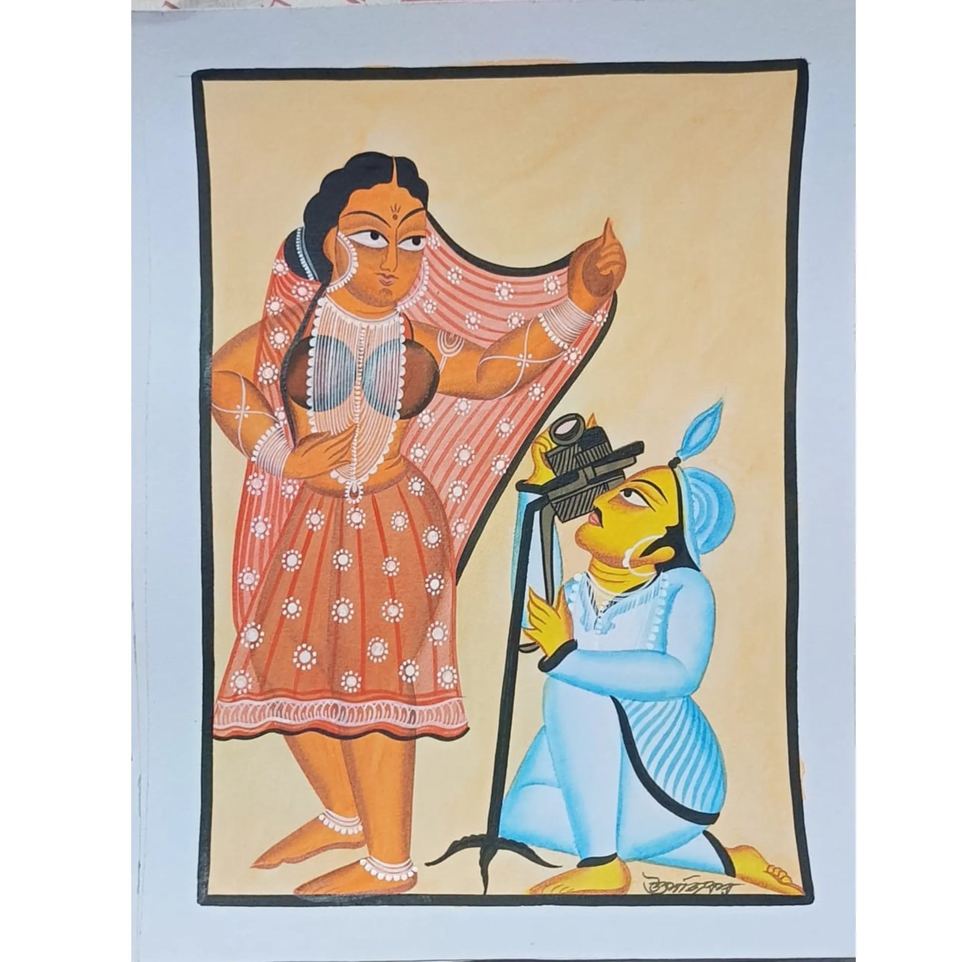 Kalighat - Bengali Babi and Biwi