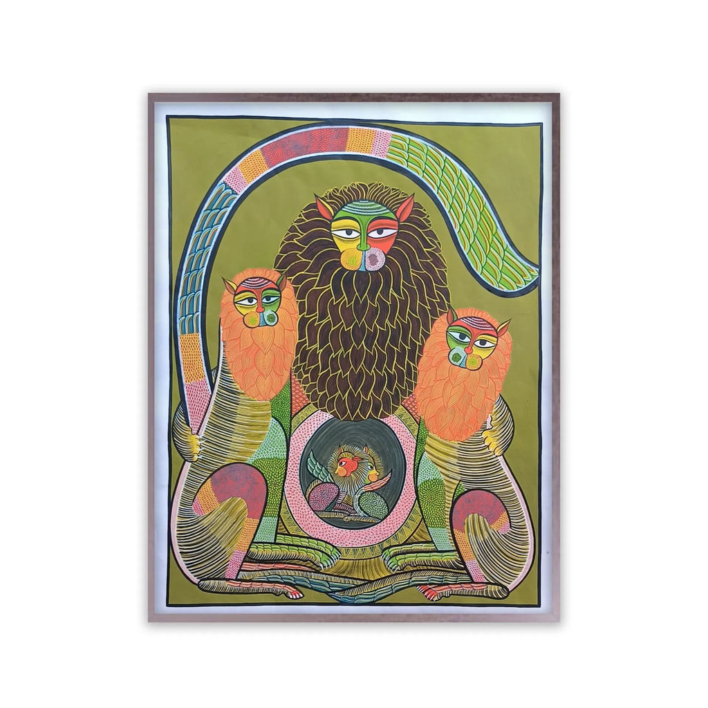 Kalighat - Lion's family