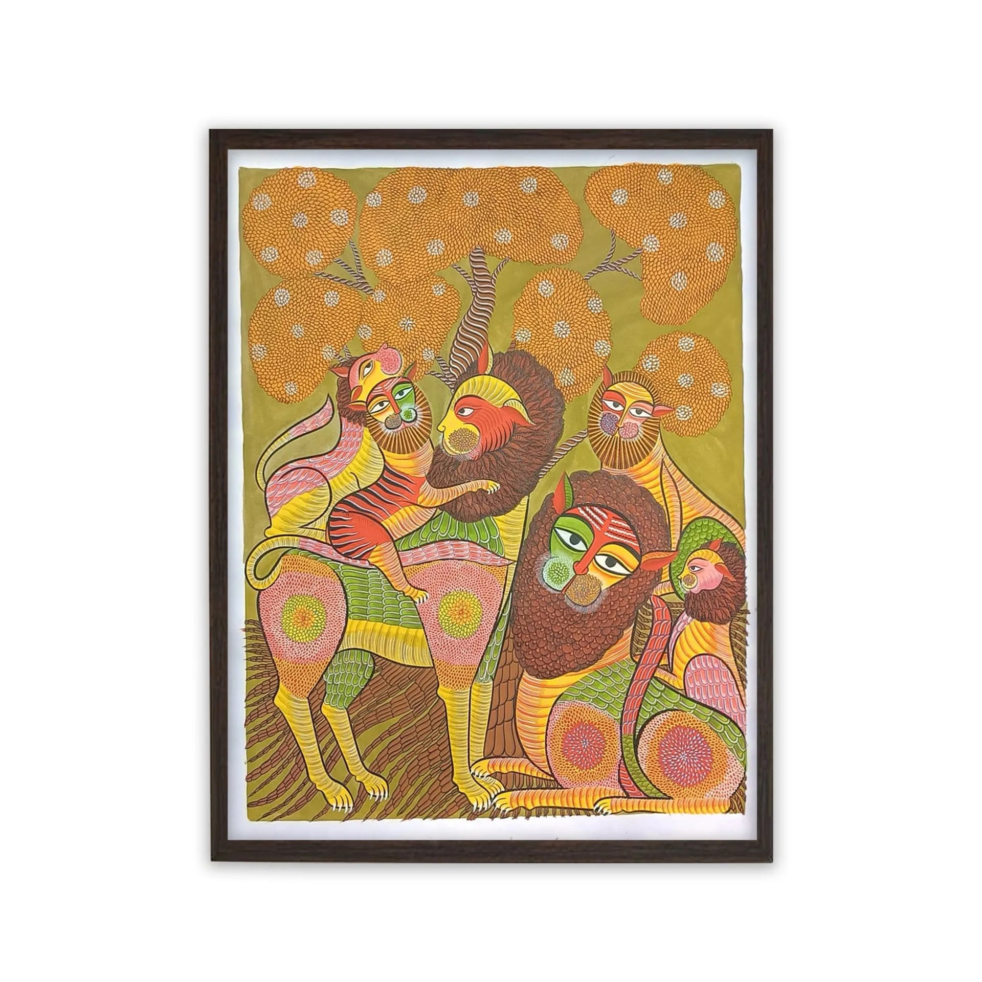 Kalighat - Lion's family