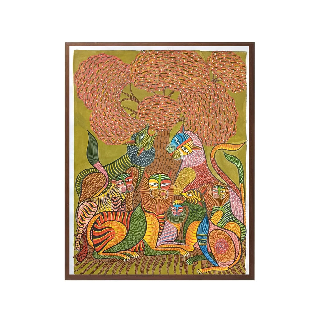 Kalighat - Lion's family