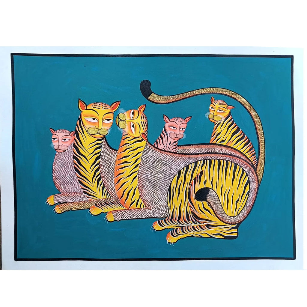 Kalighat - Lion's family