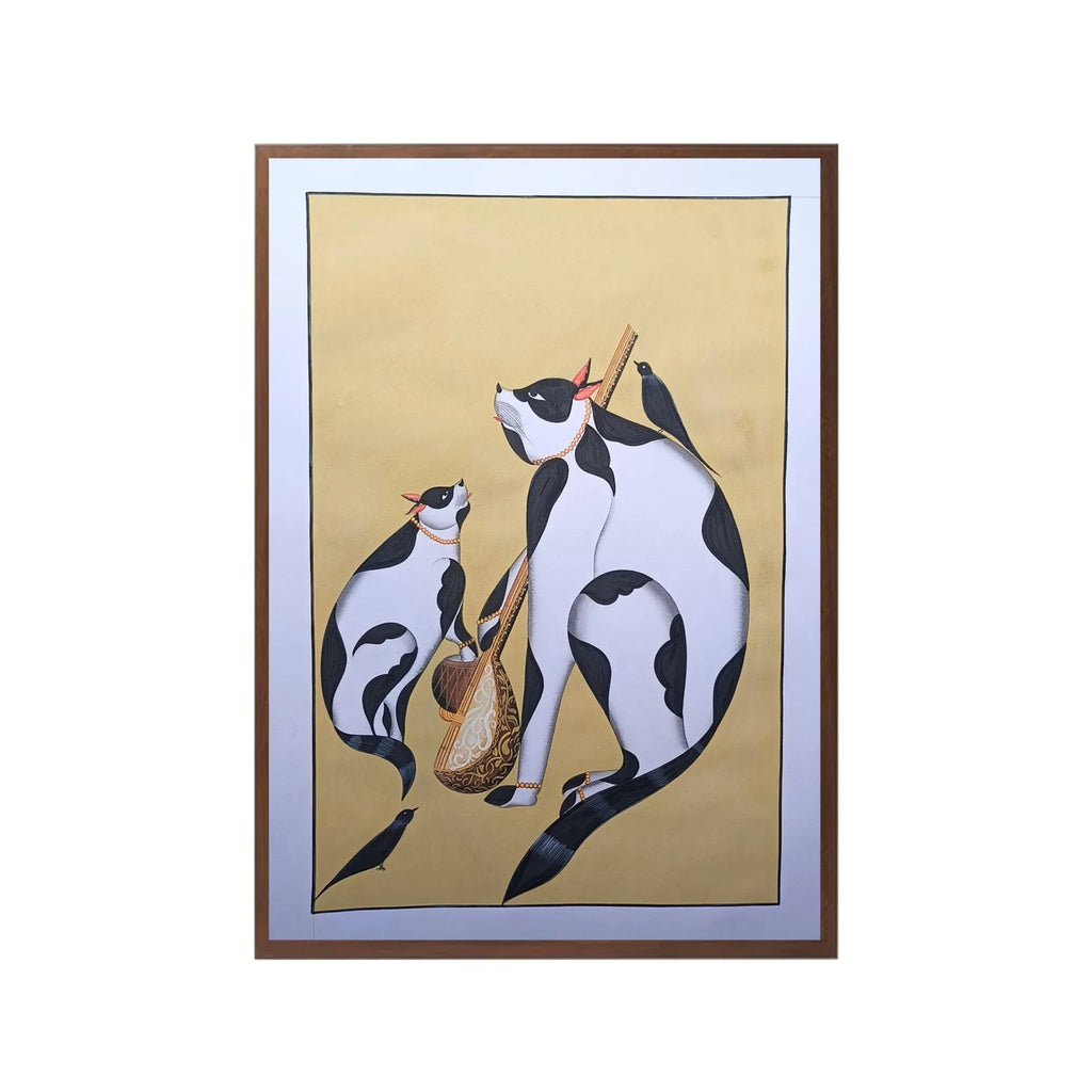 Kalighat - Cats enjoying music