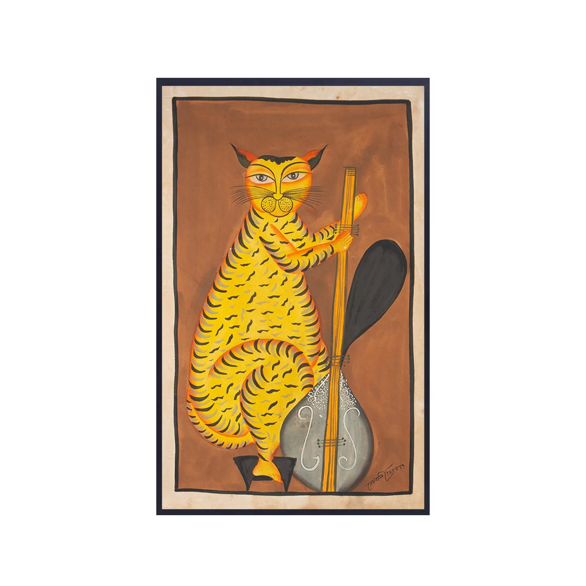 Kalighat - Cat Playing Music