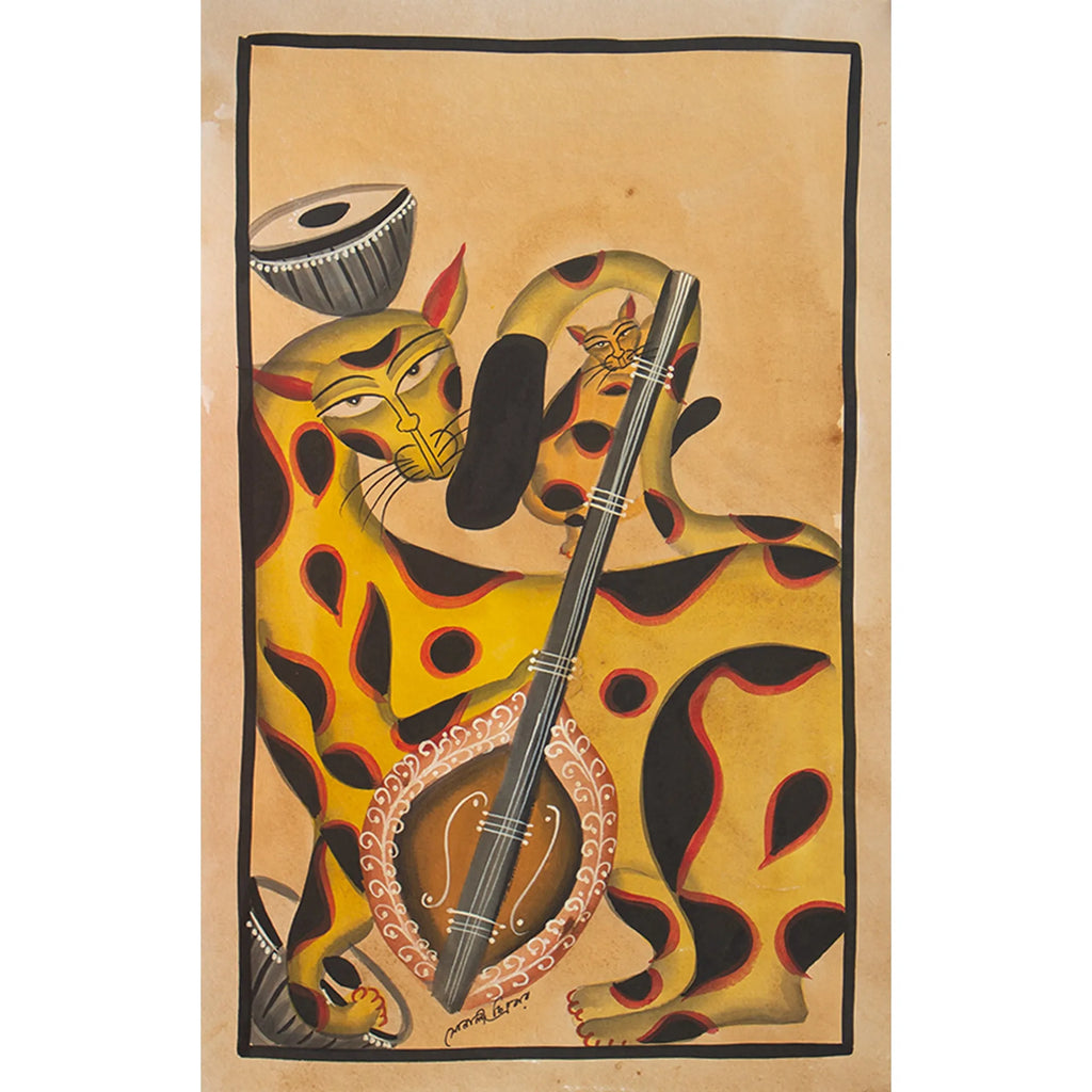 Kalighat - Cat Playing Music