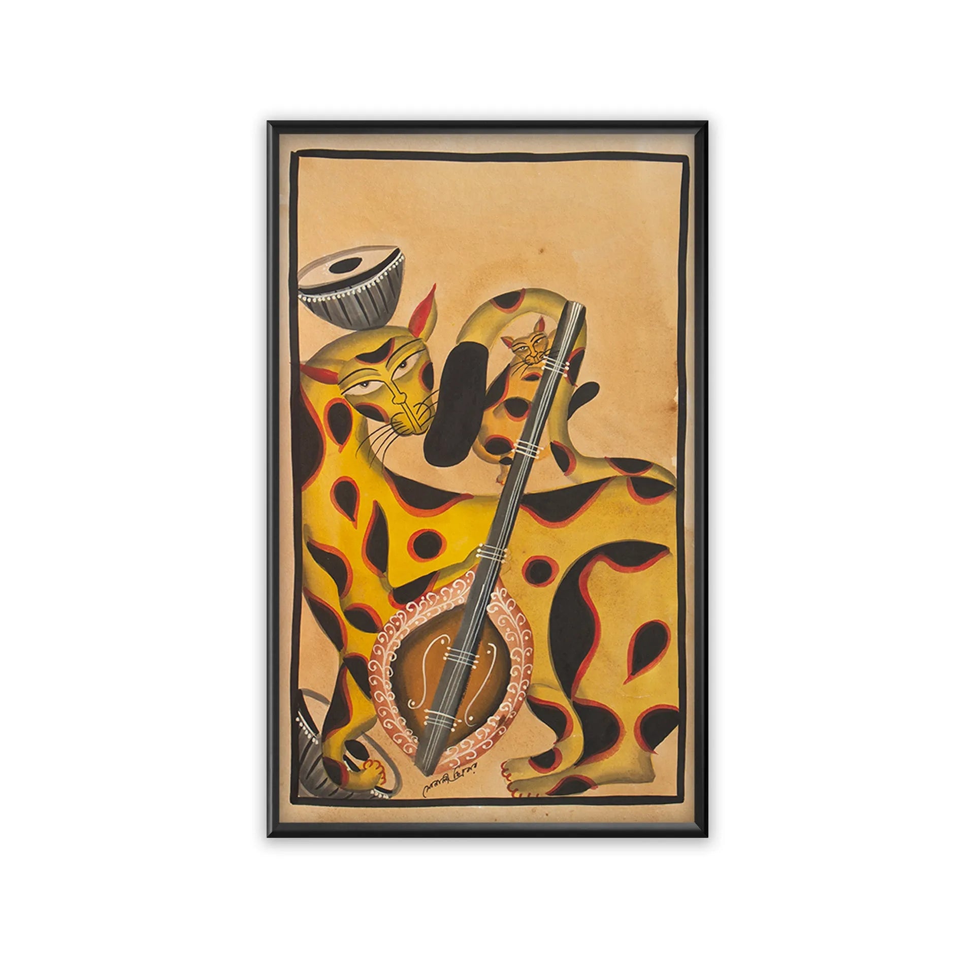 Kalighat - Cat Playing Music