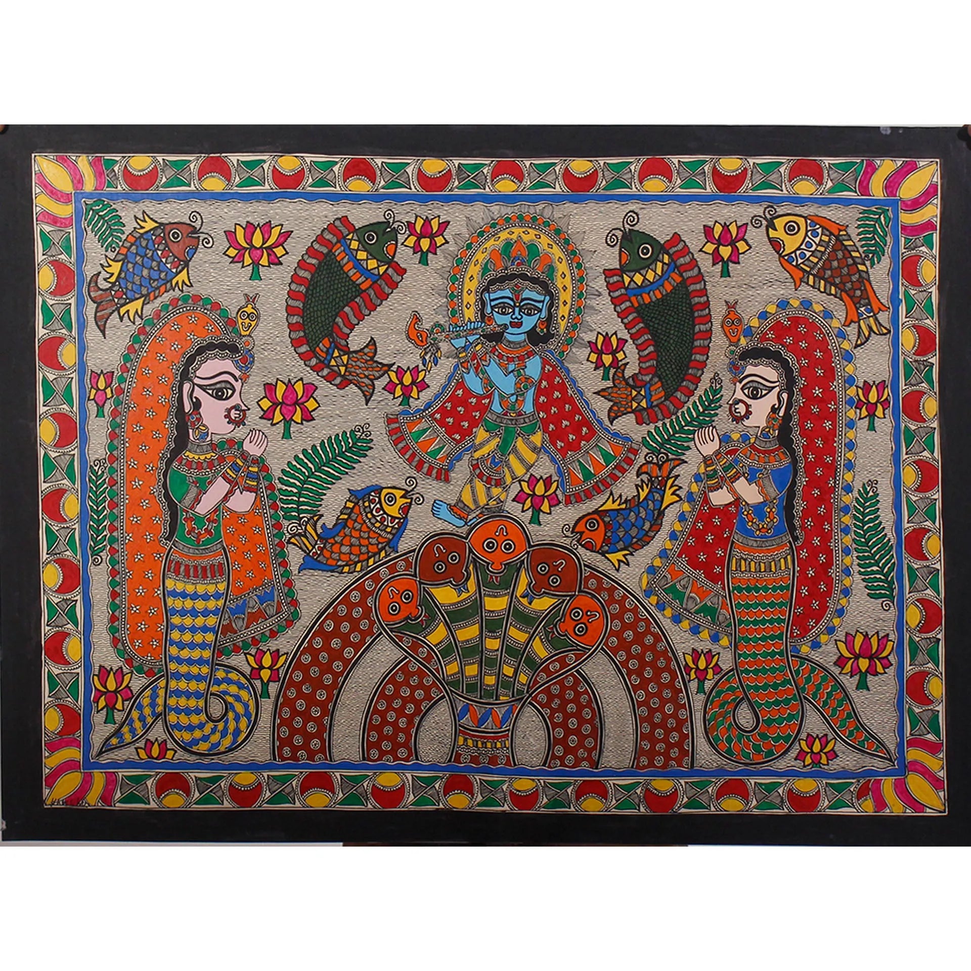 Madhubani - Kaliya Daman