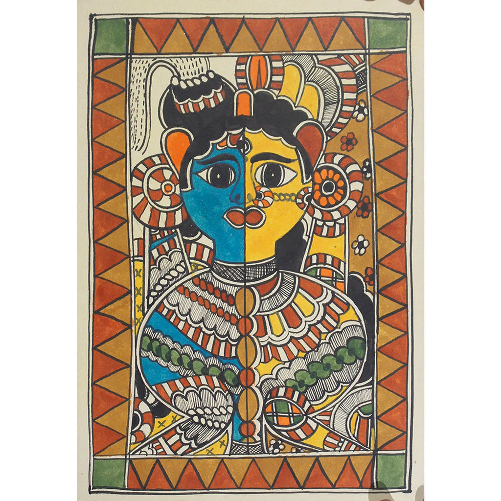 Madhubani - Ardhnareeshwar