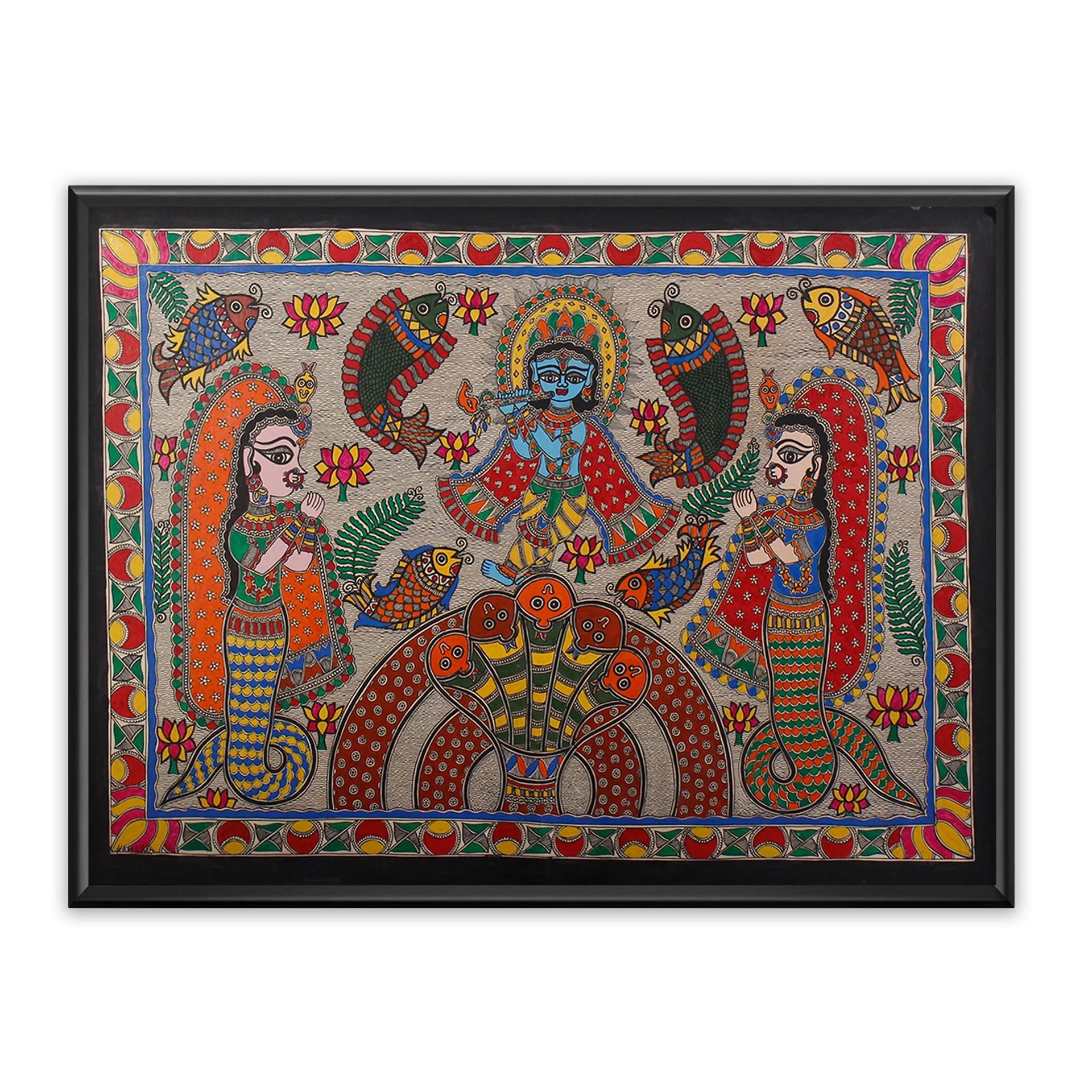 Madhubani - Kaliya Daman