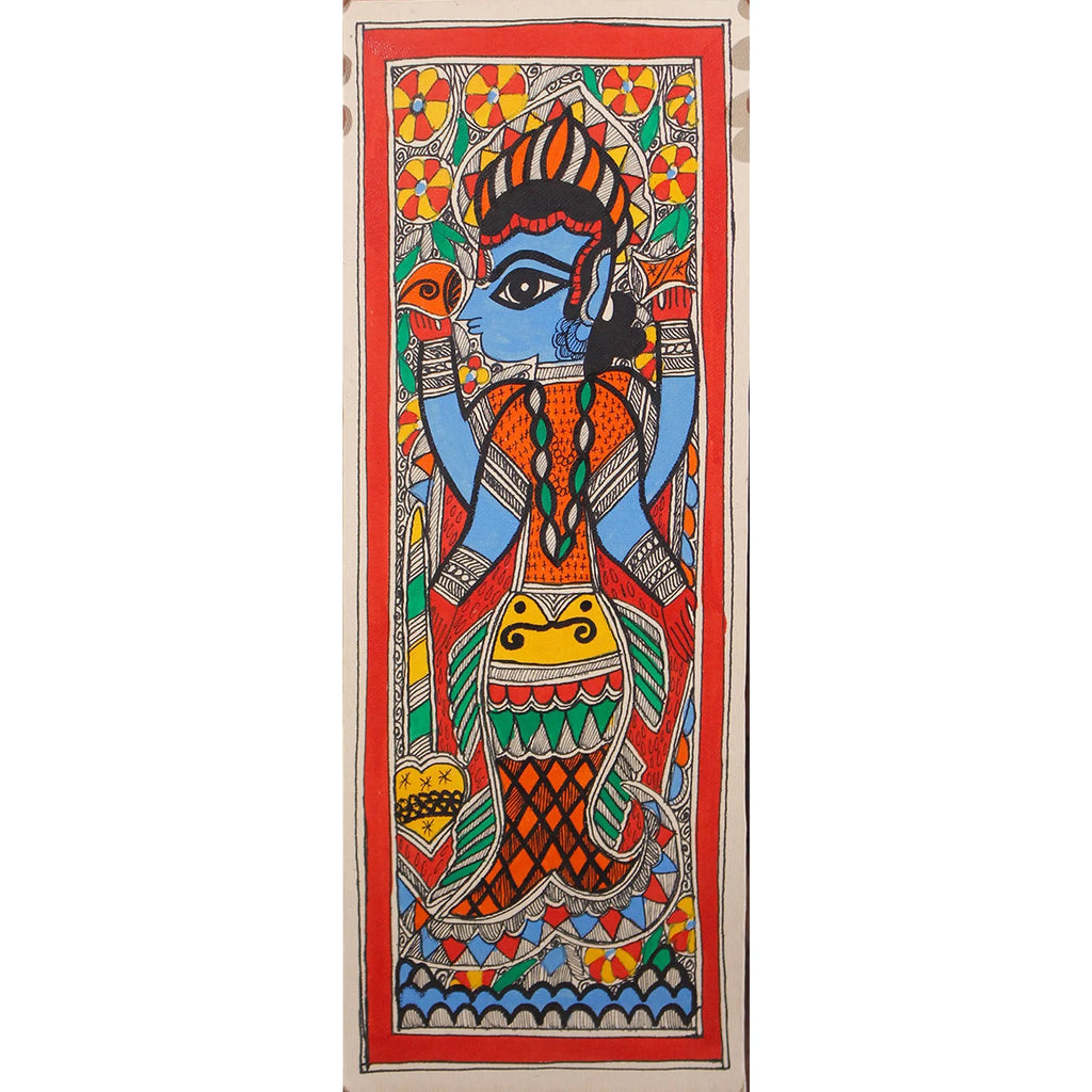 Madhubani - Vishnu Bhagwan