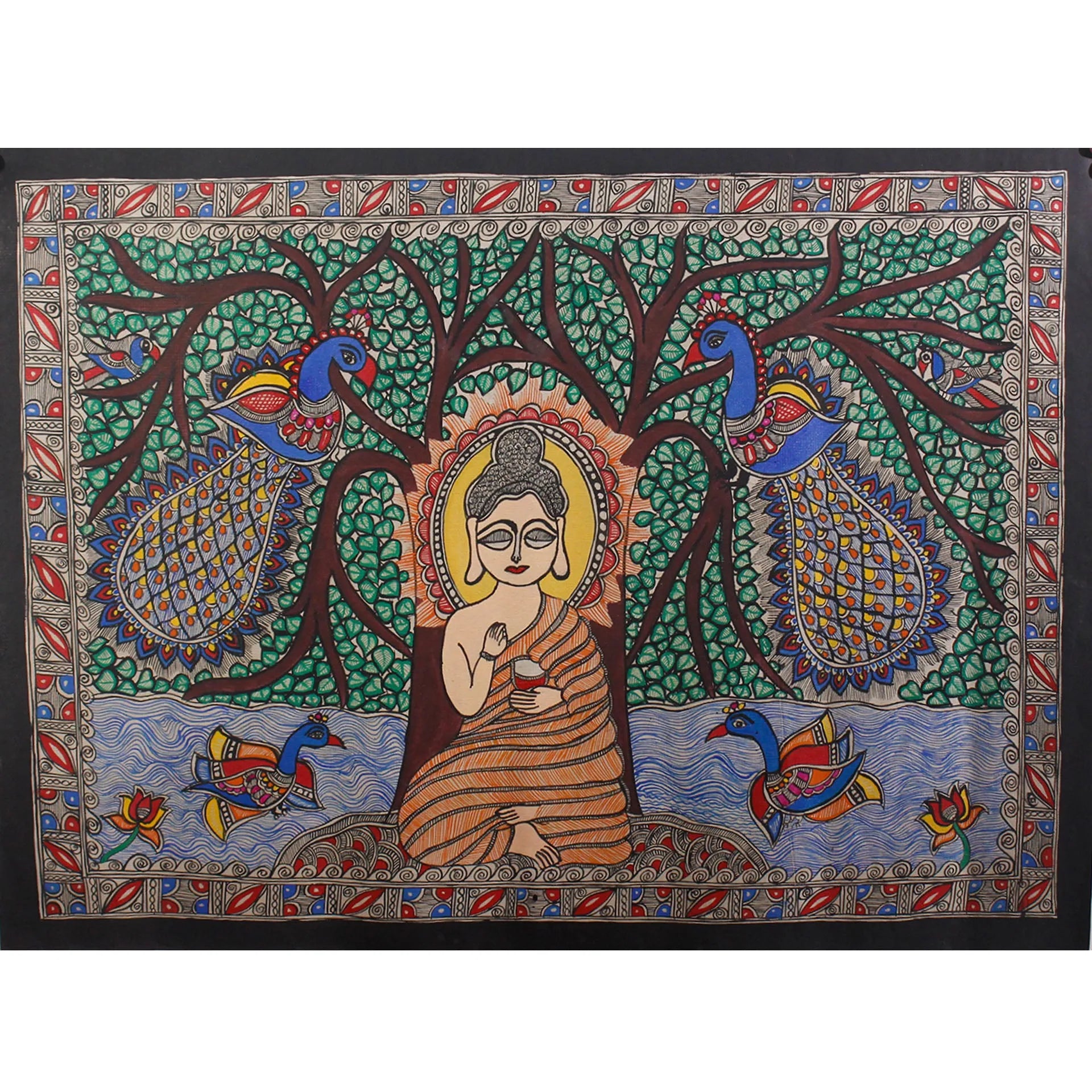 Madhubani - Buddha