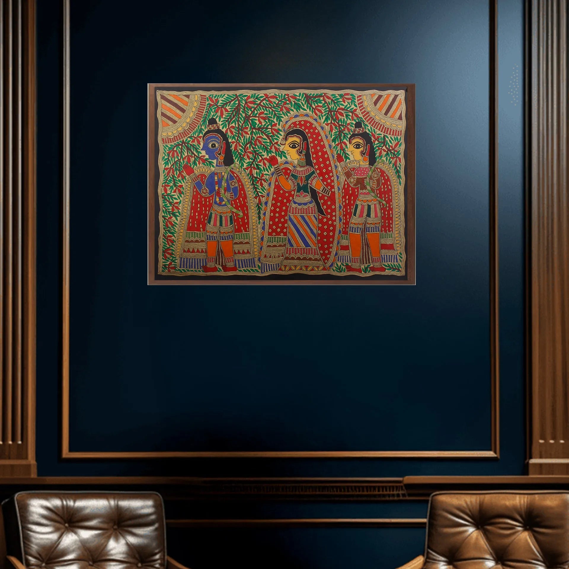 Madhubani - Ram Lakshman Sita