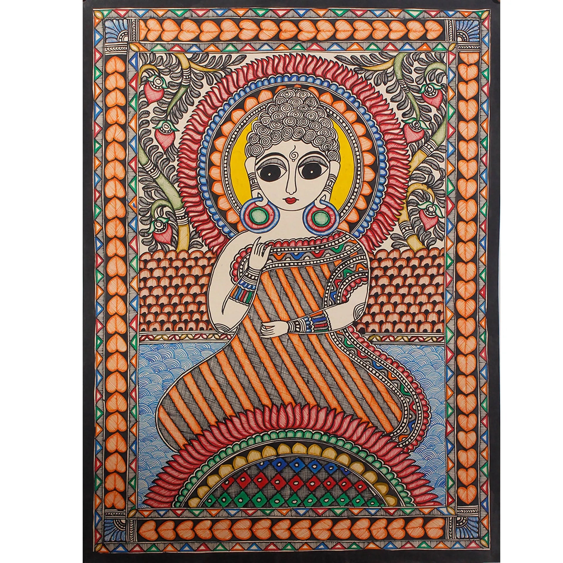 Madhubani - Buddha