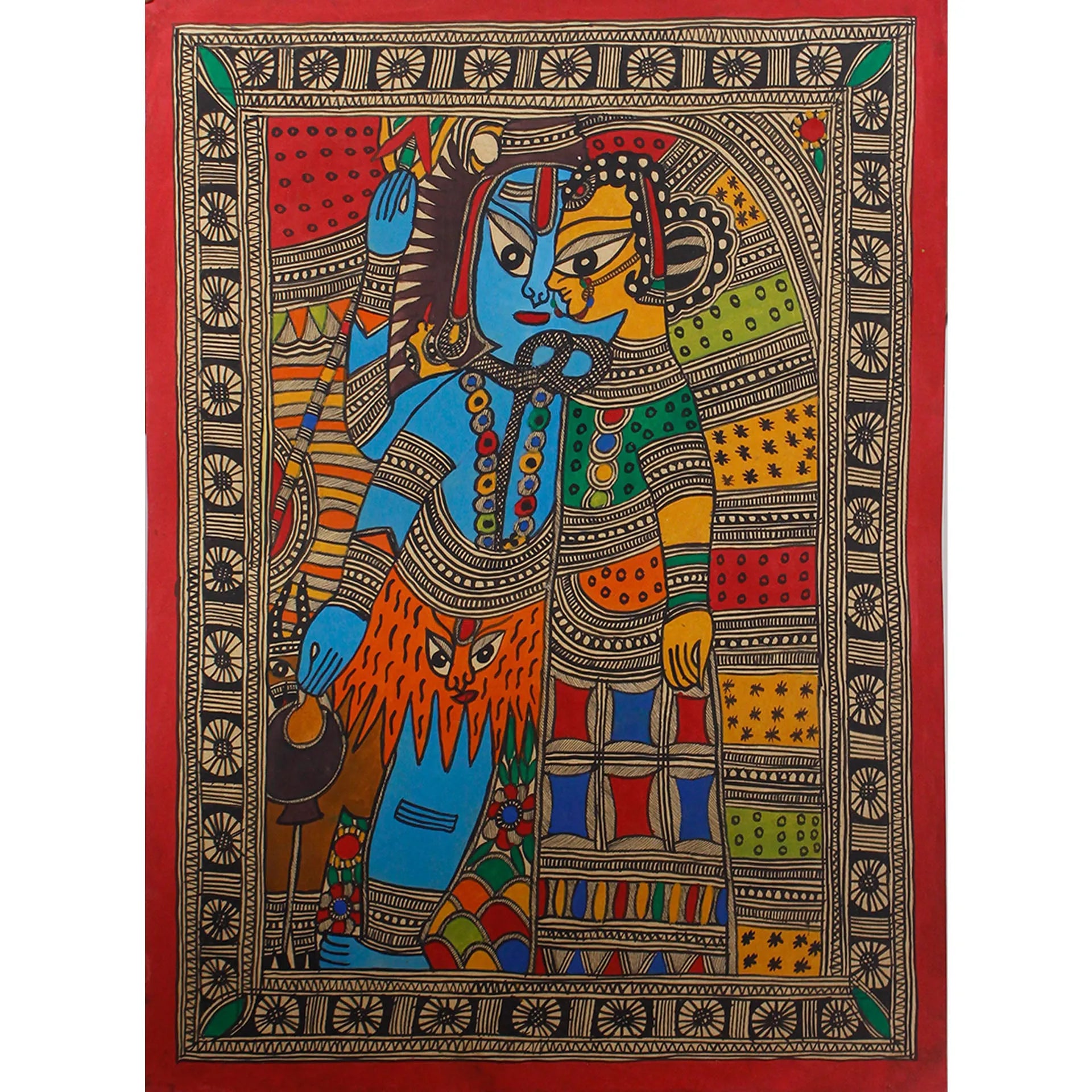 Madhubani - Ardhnareeshwar