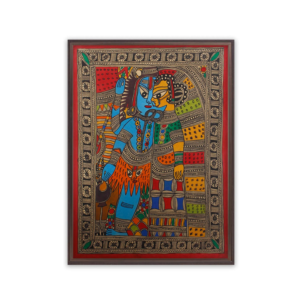 Madhubani - Ardhnareeshwar