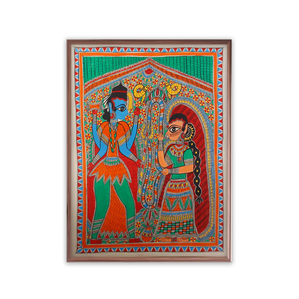 Madhubani - Shiv Parvati Vivaah
