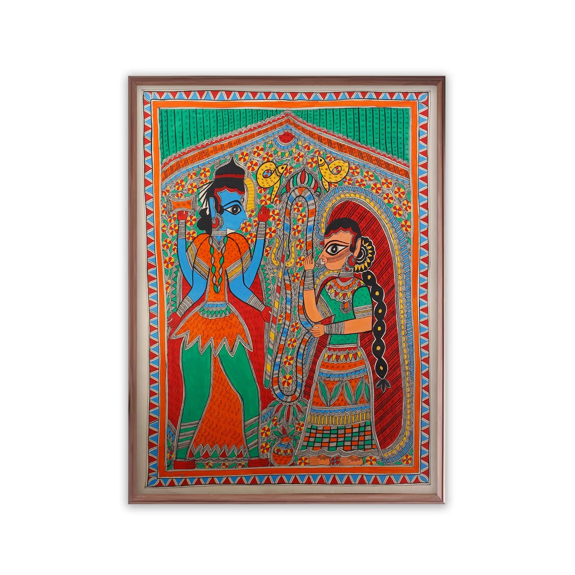 Madhubani - Shiv Parvati Vivaah