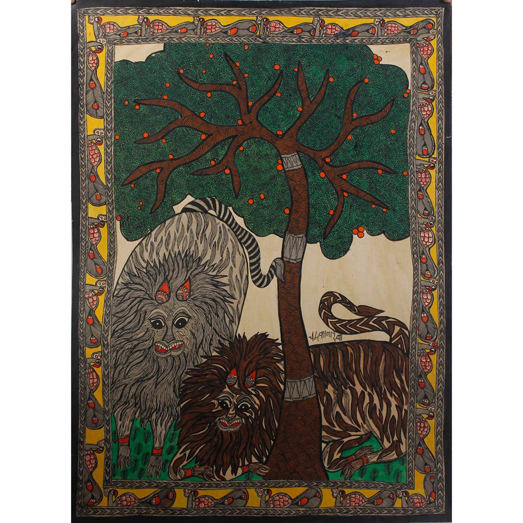 Madhubani - Jungle Scene