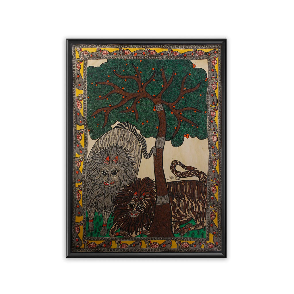 Madhubani - Jungle Scene