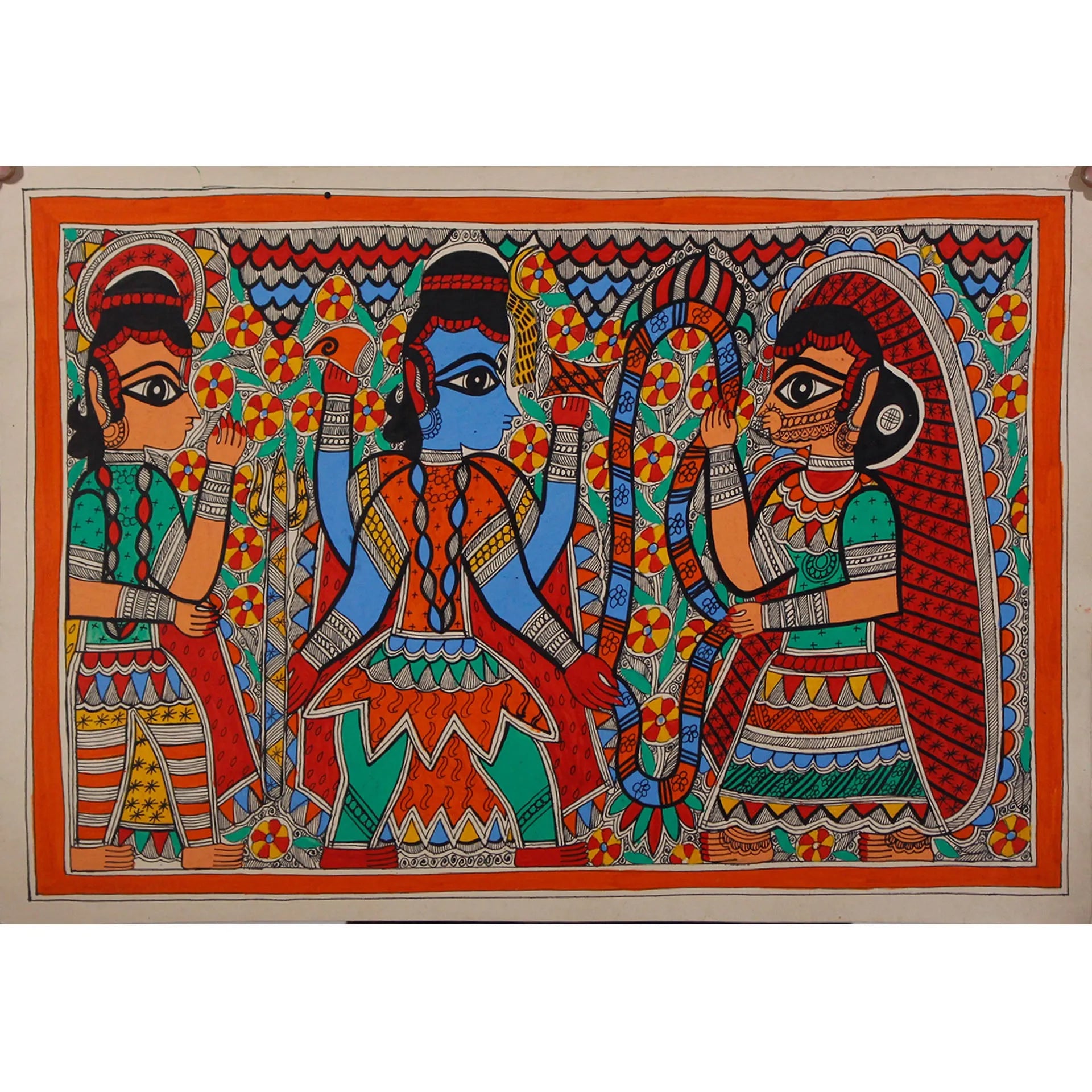Madhubani - Shiv Parvati Vivaah