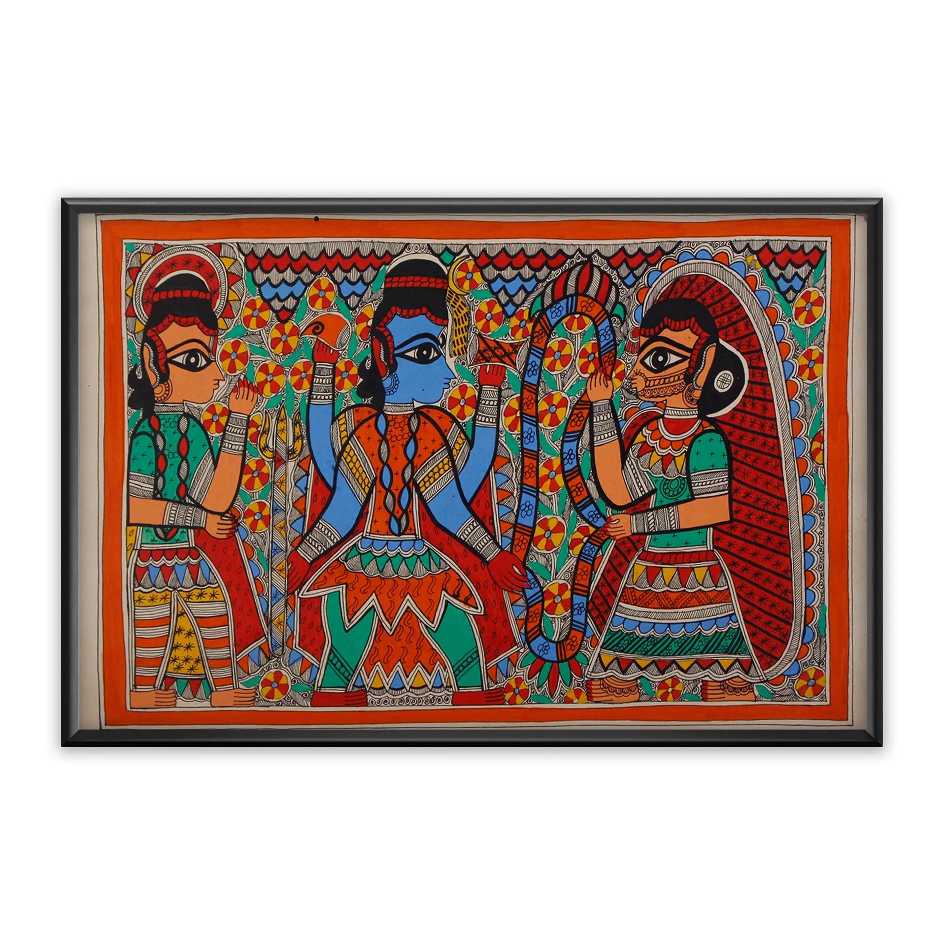 Madhubani - Shiv Parvati Vivaah
