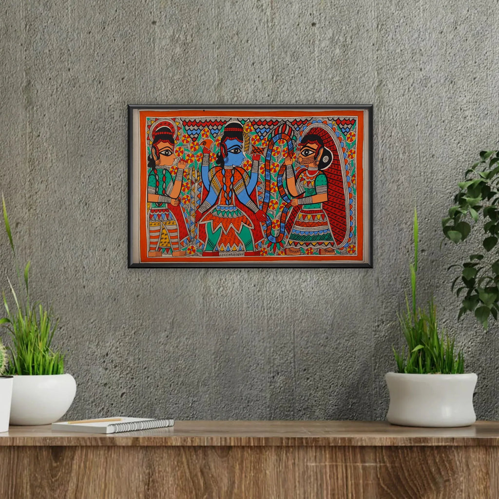 Madhubani - Shiv Parvati Vivaah
