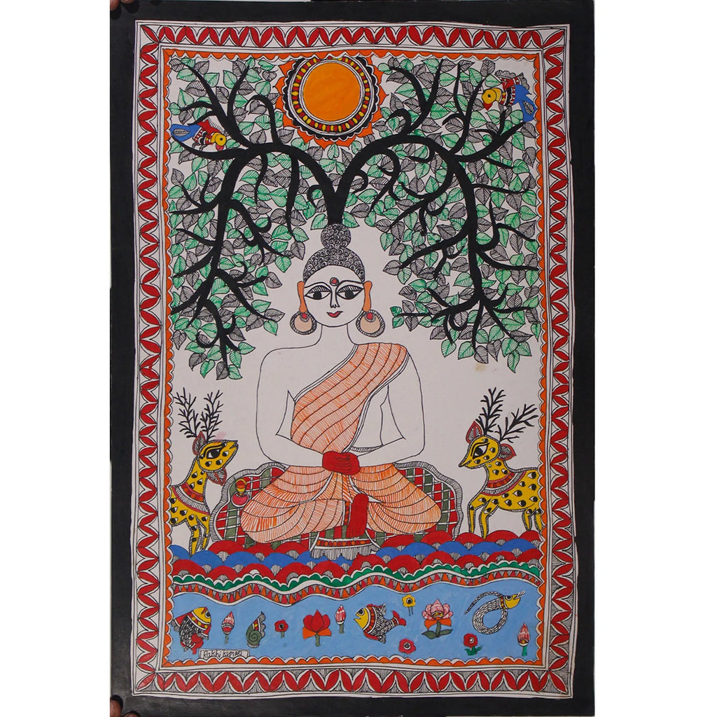 Madhubani - Buddha