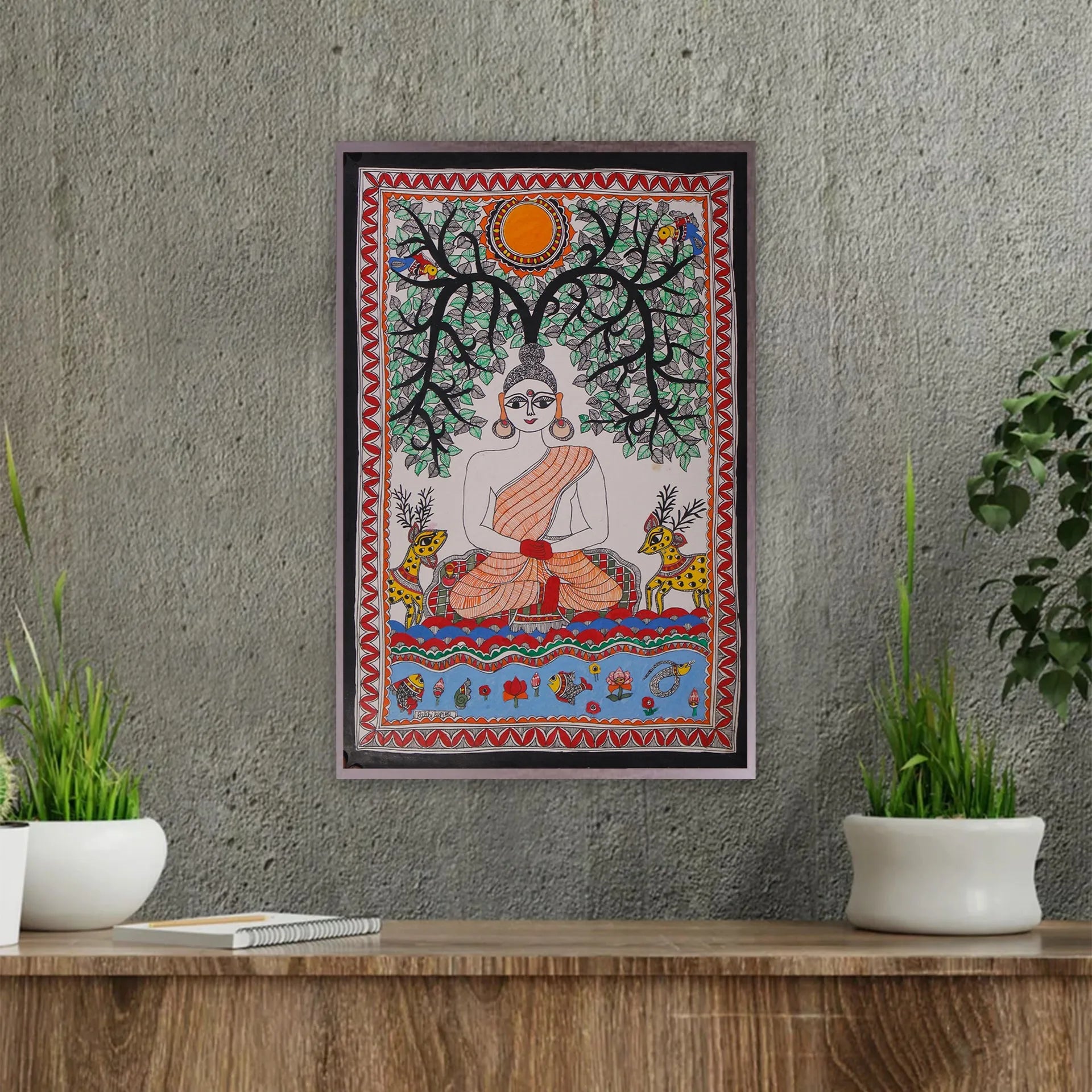 Madhubani - Buddha