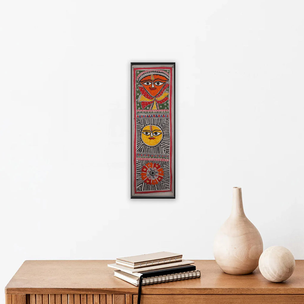 Madhubani - The Sun and the Moon
