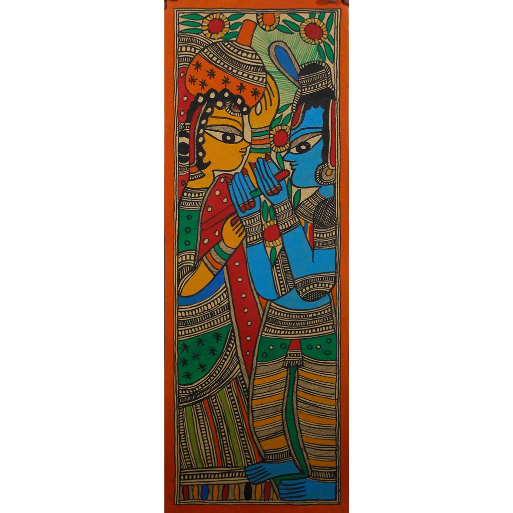 Madhubani - Radha Krishna