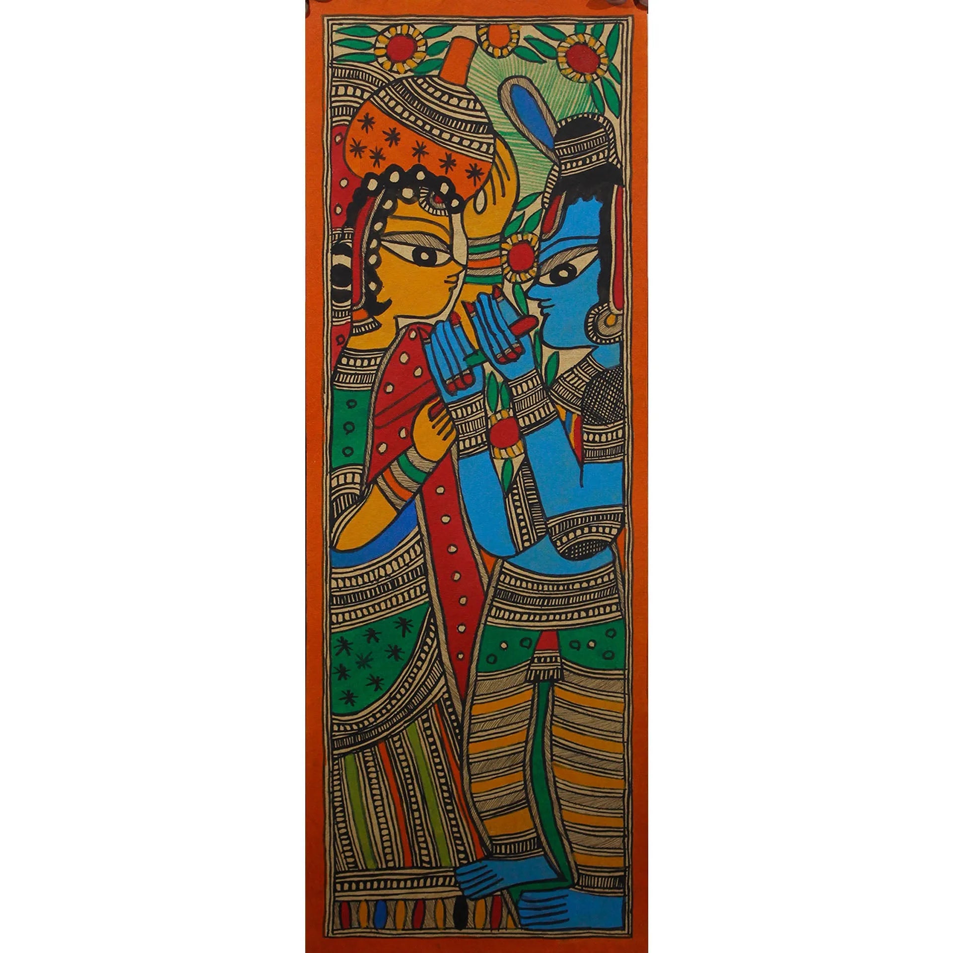Madhubani - Radha Krishna