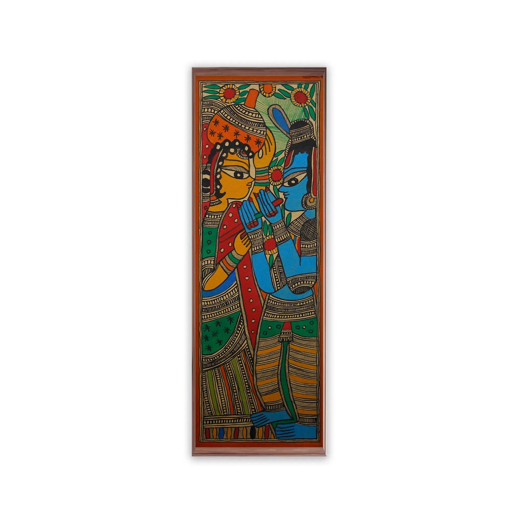 Madhubani - Radha Krishna