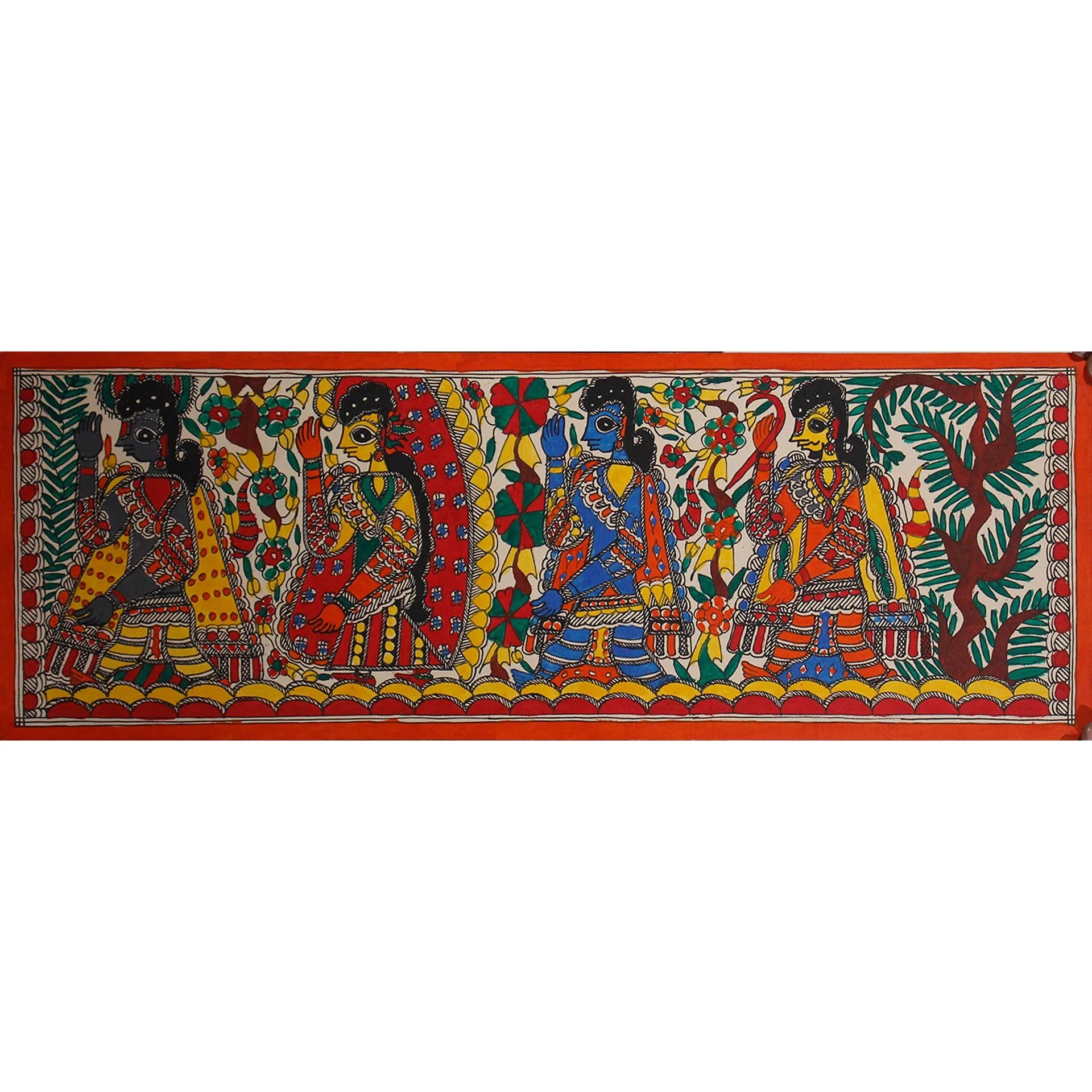 Madhubani - Ram Lakshman Sita