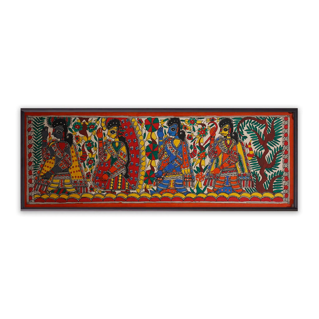 Madhubani - Ram Lakshman Sita