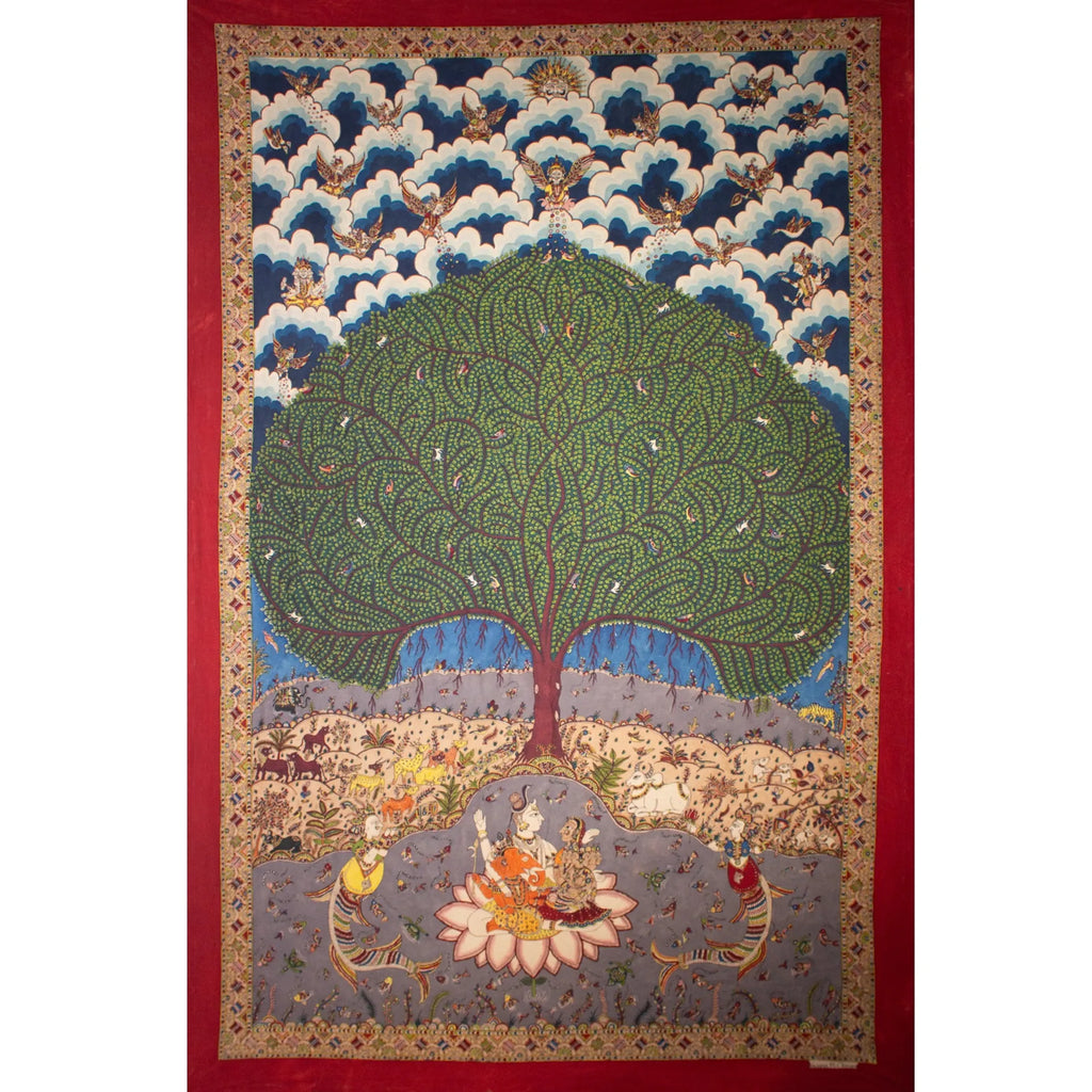 Mata Ni Pachedi - Shiv Parivar with nature