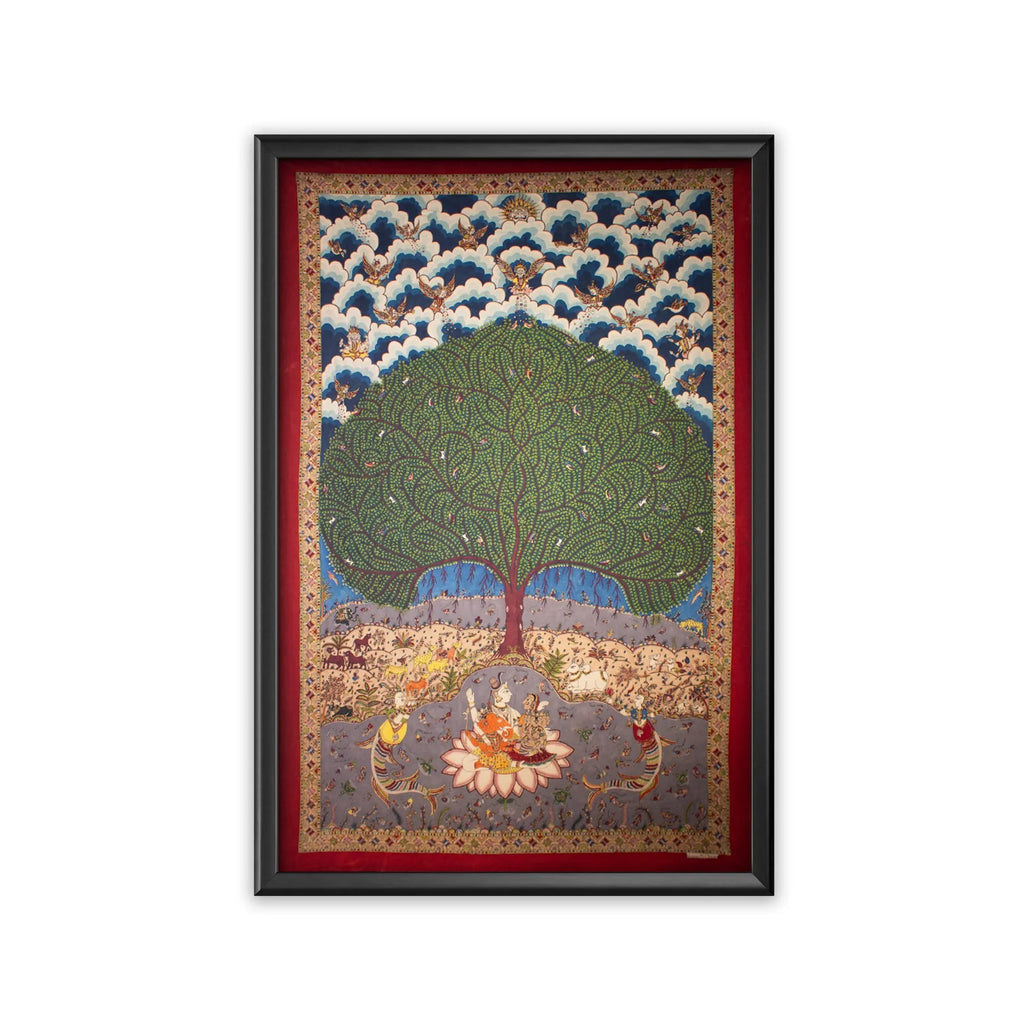 Mata Ni Pachedi - Shiv Parivar with nature