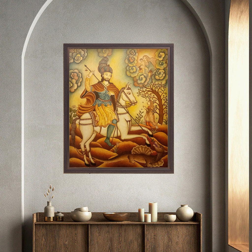Kerala Mural - Saint George