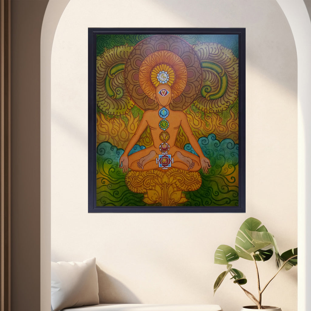 Kerala Mural - Chakras